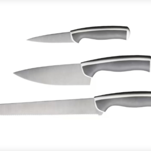 Andlig 3-Piece Knife Set, Light Grey White