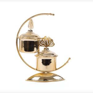 Candy Holder Gold with Lid