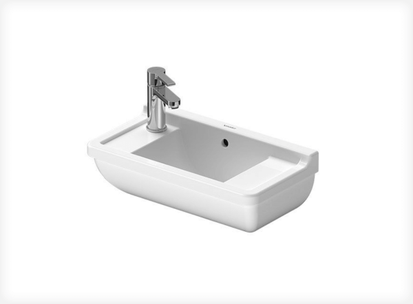 Duravit Starck 3 500mm 1TH Wall Hung Handrinse Basin Right Hand