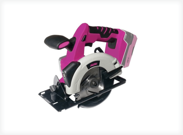 The Original Pink Box PB18VCIR Cordless Lithium Ion Circular Saw, Pink, 18-Volt