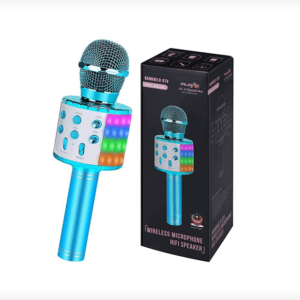 Toys for Girls Karaoke Microphone - Portable Wireless Bluetooth Karaoke Mic Machine with Flashlights, 3 4 5 Year Old Girl Birthday Gifts,Kids Toys for 6 7 8 9 10 Year Old Girl Stuff Teen